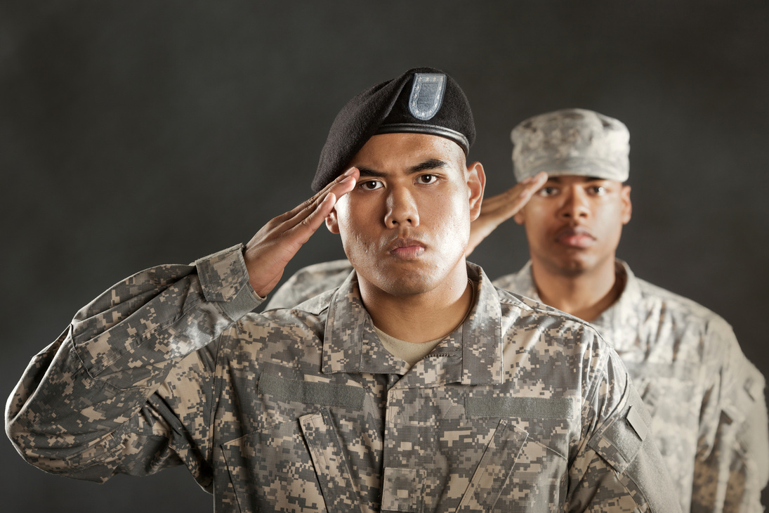 military salute